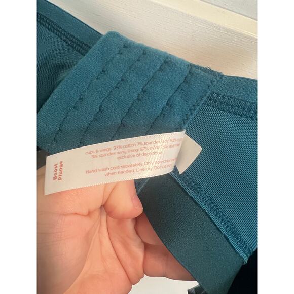 Lane Bryant‎ Cacique Boost Plunge Bra Sz 44DDD Triple D Plus Size Cotton Spandex - Picture 8 of 8